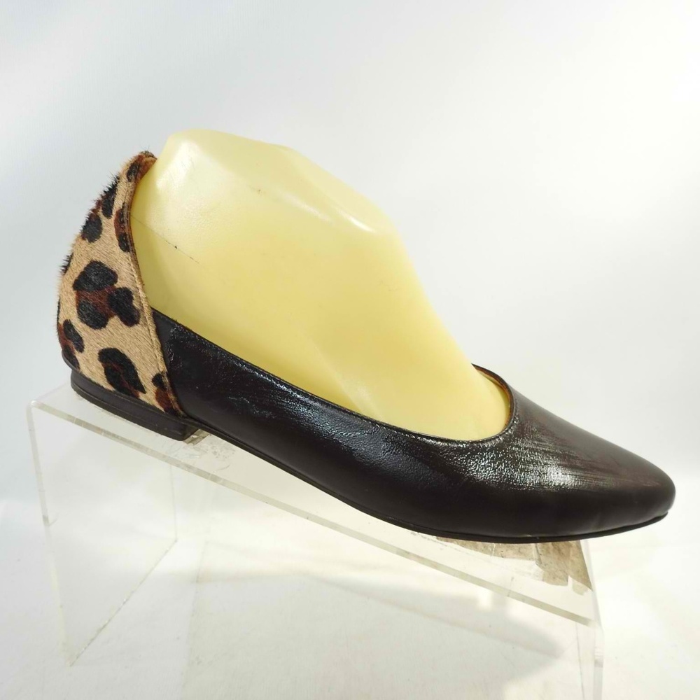JB Size 8 Brown Slip On Pumps Flat Womens C2B B26
